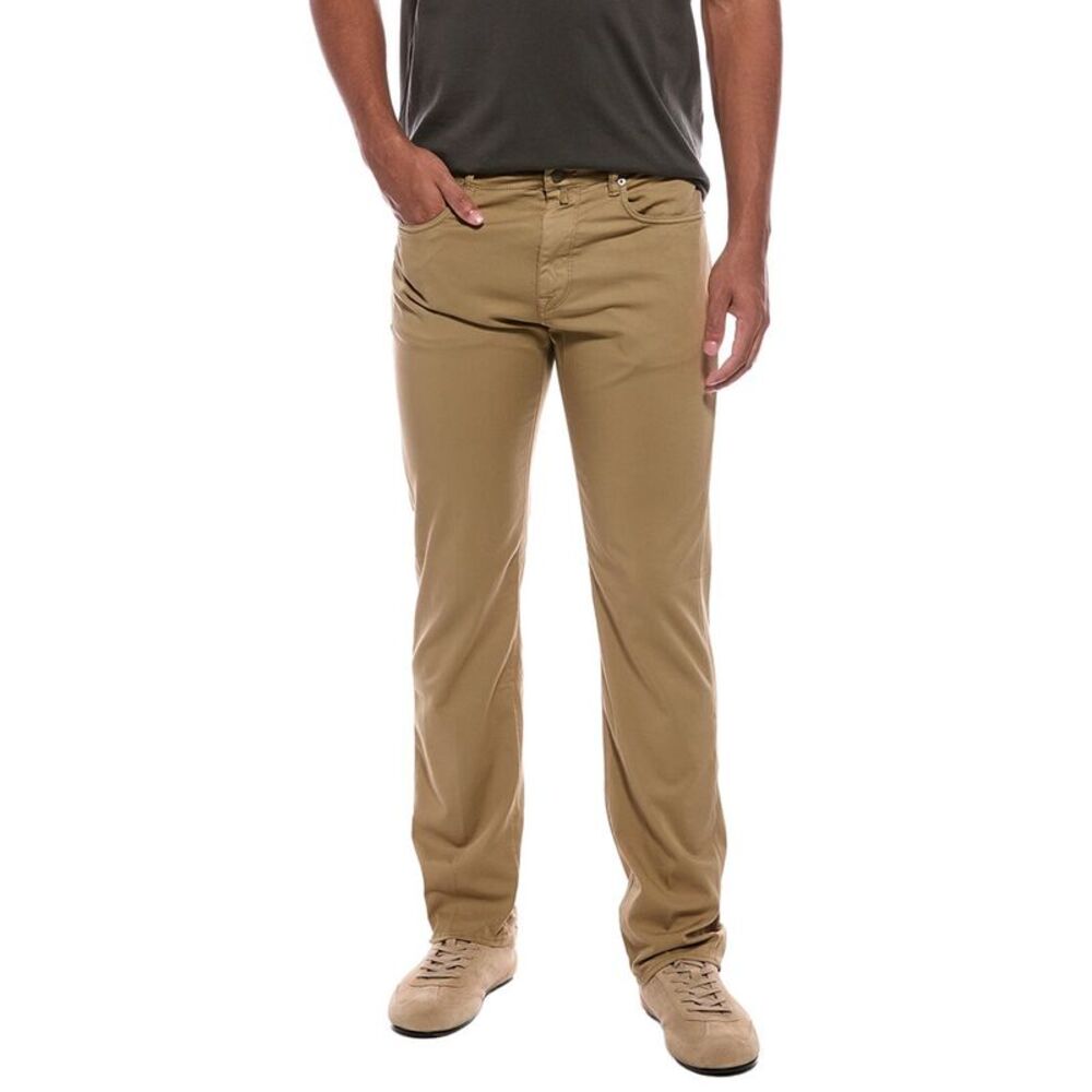 Slowear Mens  Ray C Bi Strech Regular Fit Pant, Brown